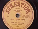 Sensation 21 JOHN LEE HOOKER Burn In Hell 78 rpm  Post-War BLUES  V+