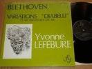 Yvonne Lefebure BEETHOVEN Diabelli Variations, 6 Bagatelles Op.126 - FY 022