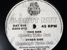 DJ NUT NUT - CHECK THIS OUT / MESSAGE FROM JAH - DEEP JUNGLE DAT018 - VERY RARE