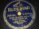 Riley Puckett 10” 78 Record Bluebird B-8295-A