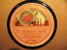 1906 TITTA RUFFO G&T Traviata Di Provenza Pink GRAMOPHONE CONCERT Record 2-52529