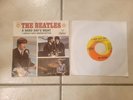 THE BEATLES A HARD DAY'S NIGHT 45  RECORD WITH PICTURE Sleeve Original