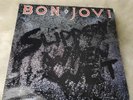 LP Bon Jovi Slippery When Wet Vinyl 830 264-1 M-1 Mercury Records 1986  VG++ A