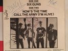 Anti- Pasti Six Guns 7 inch vinyl single Fully Signed Punk