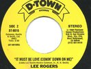 LEE ROGERS on D-Town —IT MUST BE LOVE— modern soul funk 45 | US ORIG
