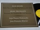 10inch private Pressing Anja Thauer Max Reger Cello Suite Francaix Fantasie NM