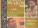 TEDDY EDWARDS It's About Time JAPAN REISSUE LP W/OBI 1992 PACIFIC JAZZZ PJ-0006
