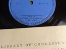 78 rpm Mrs TEXAS GLADDEN The House Carpenter + 1 Library of Congress LC 11 V+