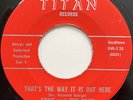 EDDIE & THE RAYS Way It Is Out Here RARE TX MOD R&B SOUL POPCORN 45 *hear*