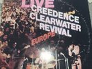 vintage vinyl double lp Creedence Clearwater Revival Live in Europe 1973