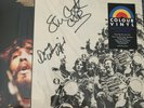 SIGNED CREEDENCE CLEARWATER REVIVAL-CHRONICLES COLOUR VINYL WITH SIGNED MAGAZINE