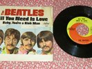 BEATLES 45 rpm w/PICTURE SLEEVE Capitol 5964 All You Need is Love/Baby You're A