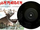 NM IRON MAIDEN Bring Your Daughter To The Slaughter AUTOGRAPHED ETCHED VINYL 45