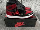 Nike Air Jordan 1 Retro High OG Patent Bred  UK8, US9, EUR42.4  Free P&P