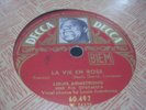 LOUIS ARMSTRONG -LA VIE EN ROSE--DECCA 60492---EXCELL