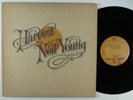 NEIL YOUNG Harvest REPRISE LP VG+ textured gatefold w/ lyric poster #