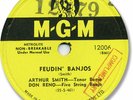 1955 ARTHUR SMITH Banjo/Country/Hillbilly 78 RPM Record. Feudin’ Banjos