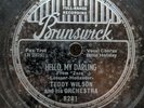 78 RPM Hello My Darling Billie Holiday Teddy Wilson Brunswick 8281 A14