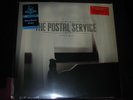 POSTAL SERVICE Give Up BLUE / BLACK Swirl Color Vinyl LP Newbury Comics Numbered
