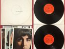 THE BEATLES WHITE ALBUM 2 LP (1976) POSTER & PHOTOS SWBO 101 CAPITOL ORANGE VG+