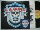 LA L.A. GUNS Self Titled EX VERTIGO Original PROMO LP w/inner hype Guns n Roses