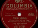 ETHEL WATERS Stormy Weather b/w Love Is The Thing (Repressed 1945 10inch Single)
