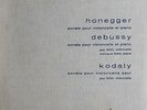 RARE Guy FALLO cello Monique FALLOT pno DEBUSSY - KODALY French Luxe VEGA C3A310