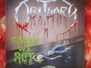Obituary – Slowly We Rot Vinyl LP 1.Press 1989 VG+ Death Sepultura Morbid Slayer