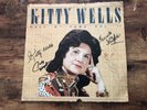 Vintage KITTY WELLS Hall of Fame Vol II LP SIGNED AUTOGRAPHED x5 signatures