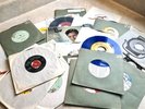 VINYL 45'S POLKA, FOLK WITH PLAY SHEETS ON MOST 25 CT. SQUARE DANCE VINTAGE