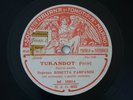 Rosetta Pampanini Puccini Turandot 78RPM Fonotipia 168014/5 10
