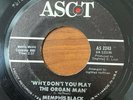 MEMPHIS BLACK - Why Don't You Play The Organ Man ASCOT Records FUNK 45