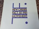 New Order - Movement UK 1981 Vinyl LP FACT 50 TOWNHOUSE first factory