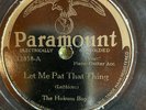 Paramount 12858 Hokum Boys LET ME PAT THAT THING 78 rpm  1929 BLUES