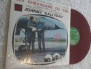 maxi 45T  les chevaliers du ciel Johnny Hallyday  vinyle rouge