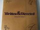 BLACK HONEY - WRITTEN & DIRECTED. DINKED *MISPRINT* RED & WHITE VINYL+SIGNED