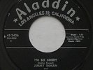Doo Wop JIMMY INMAN & IMPOLLOS I'm So Sorry / You Never Realized ALADDIN 45 HEAR