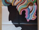 CANADA  NM- BOB DYLAN Greatest Hits MILTON GLASER POSTER 1976 LP FOLK SHRINK