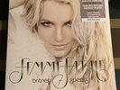 BRITNEY SPEARS FEMME FATALE UO CLEAR WITH GOLD & WHITE SPLATTER VINYL