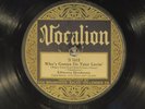 78 RPM -- Edmonia Henderson (with Johnny Dodds), Vocalion 1015, EE- Jazz