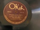 HOTJAZZ  New Orleans RHYTHM KINGS Okeh 40327 Gold Leaf Strut/She Cryin forMe V++