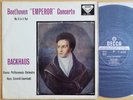 BACKHAUS ISSERSTEDT BEETHOVEN Emperor Concerto No. 5 LP Decca SXL 2179 Wbg ED1