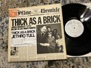 JETHRO TULL   THICK AS A BRICK “PROMO” LP   REPRISE MS-2072 Stereo WLP   Rare