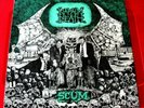 Napalm Death Scum LP+INSERT UK ORIG 1987 GREEN/AQUA COVER Earache MOSH 3 VINYL
