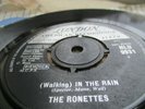 The Ronettes Walking) In The Rain 1965 UK 45 LONDON copy in Mint - condition.