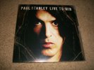 KISS / PAUL STANLEY Import Vinyl 'LIVE TO WIN' Black vinyl pressing.  RARE