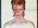 DAVID BOWIE VINYL LP ALADDIN SANE RCA RS 1001 BLUE MARBLE RECORD EX/NM ROCK