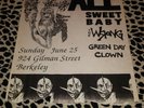 VINTAGE ORIGINAL GREEN DAY ALL SWEET BABY FLYER 8.5X11 PUNK RARE GILMAN STREET