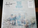 MARTY STUART AND HIS FABULOUS SUPERLATIVES WAY OUT WEST VINYL LP SIGNED BY BAND