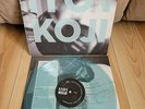 Split by Into It Over It Koji (Guitar) LP 2010 Blue-Clear Vinyl No Sleep Records